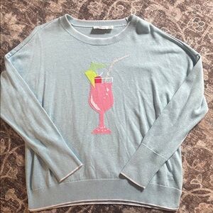 Light Blue Vineyard Vines Cocktail Sweater